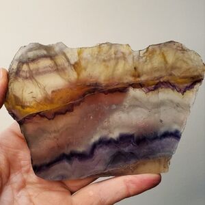 Fluorite Crystal Slab